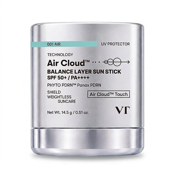 Viegls saules aizsargstiks VT Cosmetics Air Cloud Balance Layer Sun Stick SPF50+ PA++++